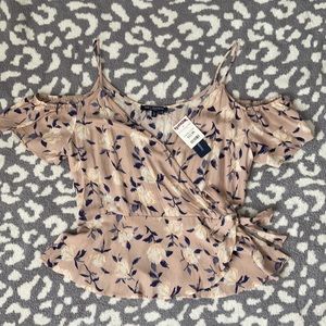 Floral off the shoulder top